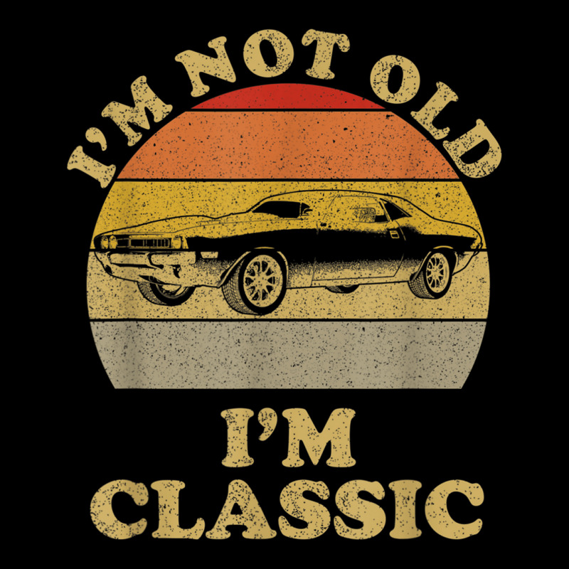 I'm Not Old I'm Classic Retro Vintage Sunset Classic Car Men's Long Sleeve Pajama Set | Artistshot