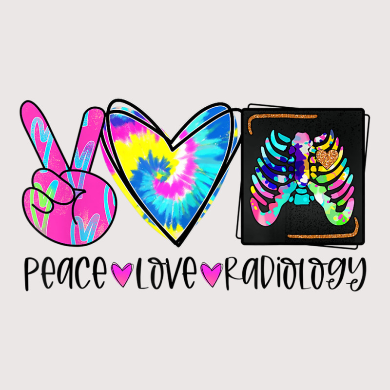 Tie Dye Peace Love Radiology Funny Radiologist Christmas Pocket T-Shirt by ShelleyDoppelmayr | Artistshot