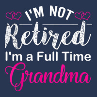 I'm Not Retired I'm A Full Time Grandma Men Denim Jacket | Artistshot