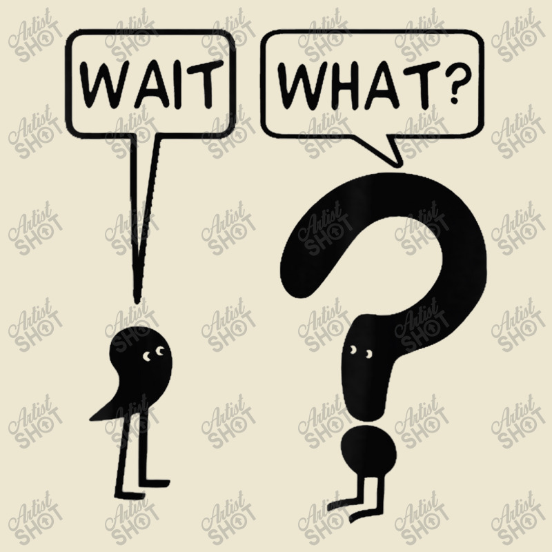 Wait What Funny Grammar Questioning Punctuation Tshirt Cropped Hoodie by ToriLyshawnKelly | Artistshot