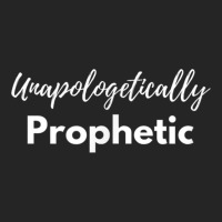 Unapologetically Prophetic White Print Christian Unisex Hoodie | Artistshot