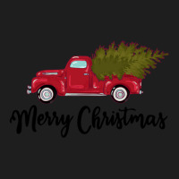 Merry Christmas - Chrismas Vintage Red Truck With A Tree Wagon Classic T-shirt | Artistshot