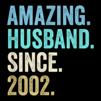 Mens Amazing Husband Since 2002 20th Wedding Anniversary 20 Years Cropped Sweater | Artistshot