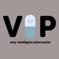 V I P  Very Intelligent Pharmacist Blue Vintage Hoodie | Artistshot