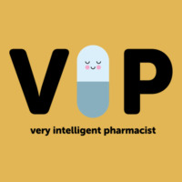 V I P  Very Intelligent Pharmacist Blue Vintage Hoodie And Short Set | Artistshot