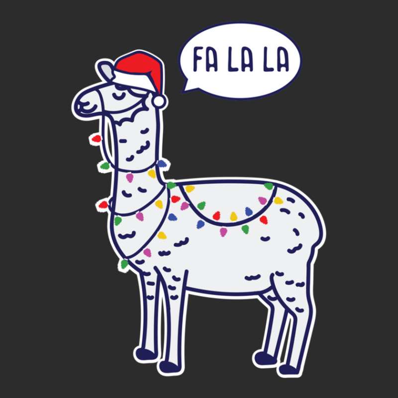 Funny Fa La Christmas Llama With Santa Hat 1 Exclusive T-shirt | Artistshot