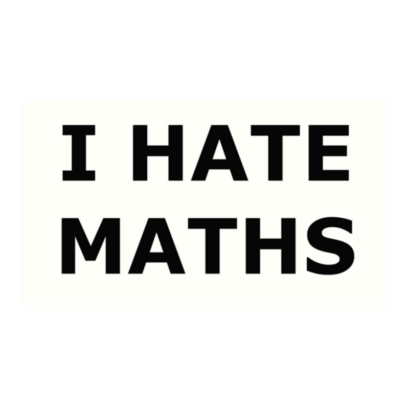 I Hate Maths 3/4 Sleeve Shirt | Artistshot