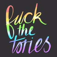 Fuck The Tories - Text Vintage Hoodie And Short Set | Artistshot