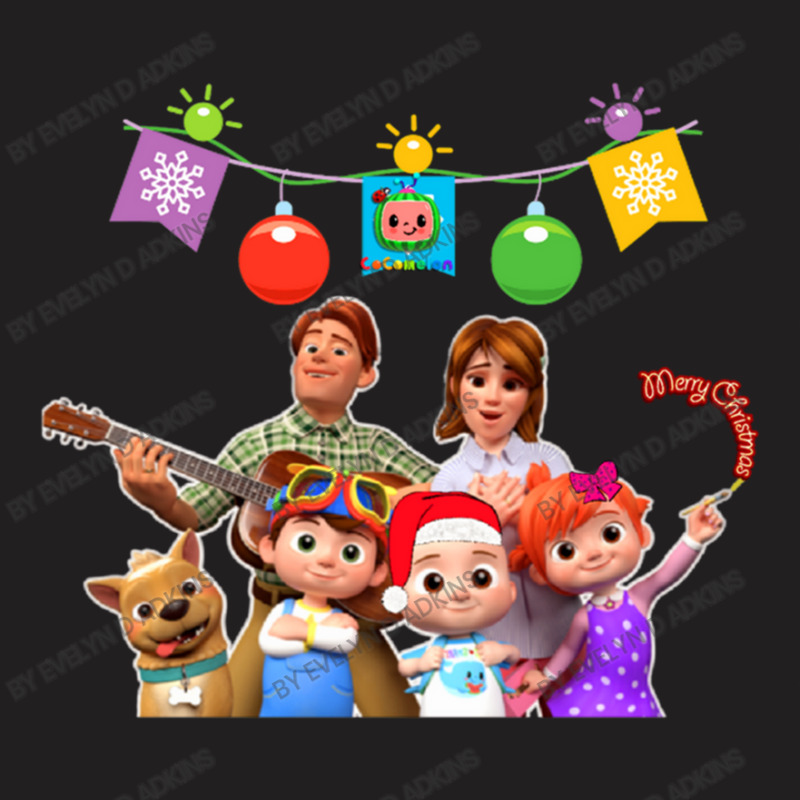 Christmas Cocommelon Family  Kids Music T-Shirt by Evelyn D Adkins | Artistshot