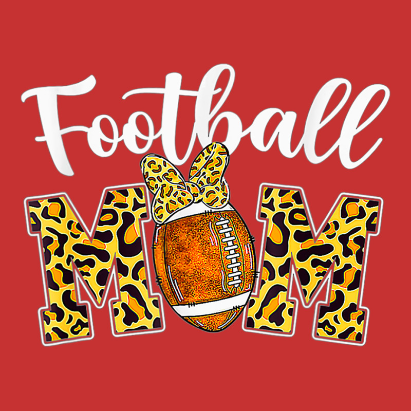 Leopard Football Mom Mother's Day Mom Football Lovers V-neck Tee | Artistshot