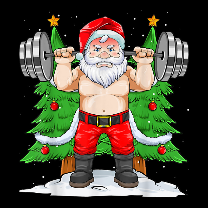 Santa Weightlifting Christmas Fitness Gym Squatting Xmas Men T Shirt Toddler Sweatshirt by montistd | Artistshot