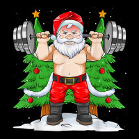 Santa Weightlifting Christmas Fitness Gym Squatting Xmas Men T Shirt Long Sleeve Baby Bodysuit | Artistshot