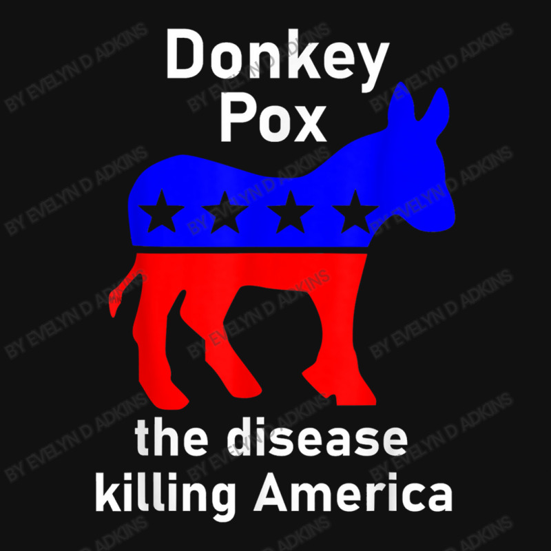 Donkey Pox Donkey Political Funny Satire Graphic Youth T-shirt by Evelyn D Adkins | Artistshot