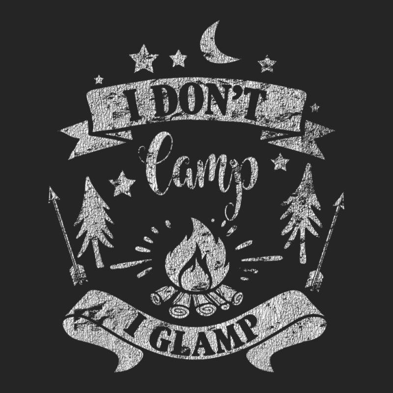 I Dont Camp I Glamp Camping Distressed Unisex Hoodie | Artistshot