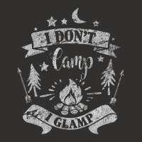 I Dont Camp I Glamp Camping Distressed Champion Hoodie | Artistshot