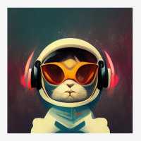 Kitten Wearing Headphones Music Classic T-shirt | Artistshot