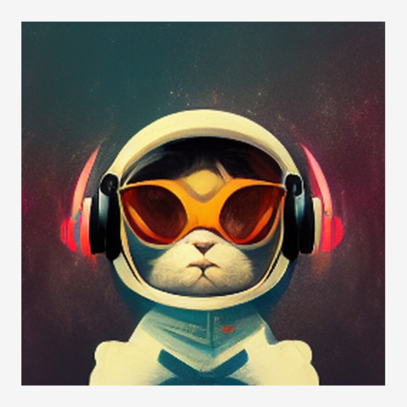 Kitten Wearing Headphones Music Classic T-shirt by fannyenggarisa | Artistshot