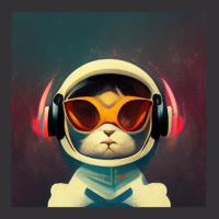 Kitten Wearing Headphones Music Vintage Hoodie | Artistshot