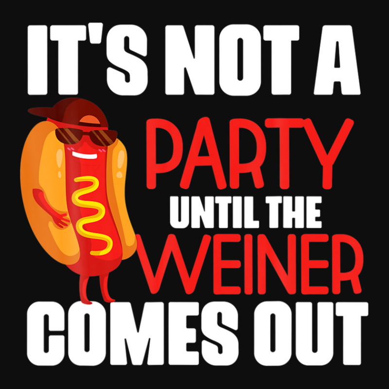 It's Not A Party Until The Weiner Comes Out Crop Top by emodijeninam | Artistshot