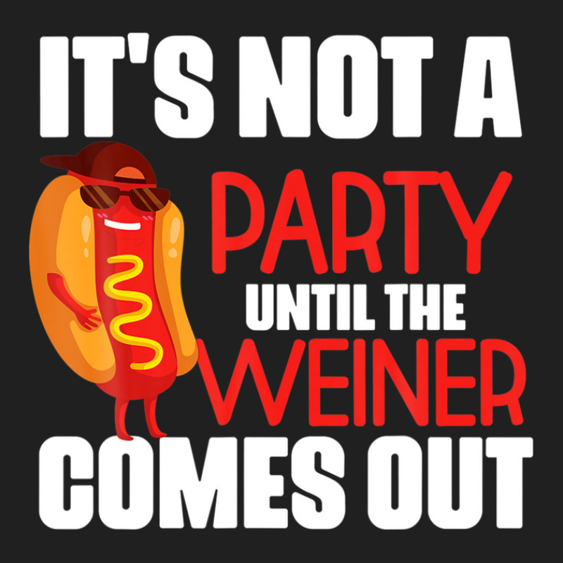 It's Not A Party Until The Weiner Comes Out Ladies Polo Shirt by emodijeninam | Artistshot