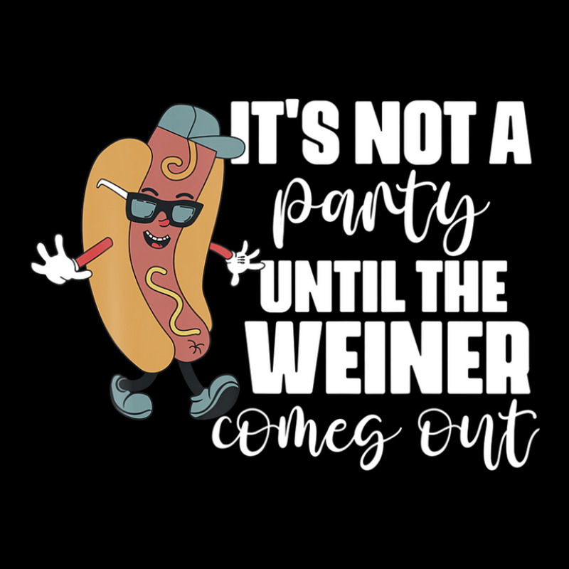 It's Not A Party Until The Weiner Comes Out Adjustable Cap by emodijeninam | Artistshot