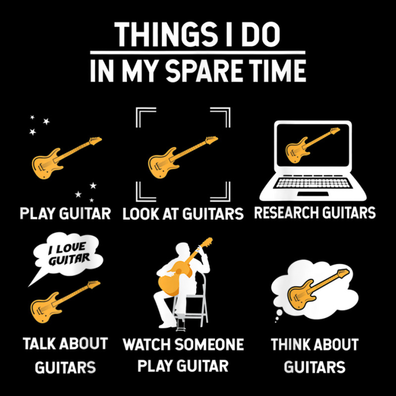 Epiphone Guitar Tee Guitar Things I Do In My Spare Time Long Sleeve Shirts by JudithPlagmann | Artistshot