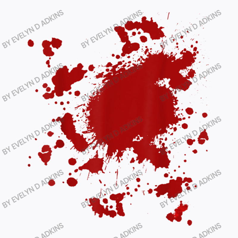 Blood Splatter Costume Gag Fancy Dress Scary Halloween T-Shirt by Evelyn D Adkins | Artistshot