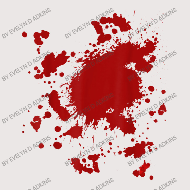 Blood Splatter Costume Gag Fancy Dress Scary Halloween Pocket T-Shirt by Evelyn D Adkins | Artistshot