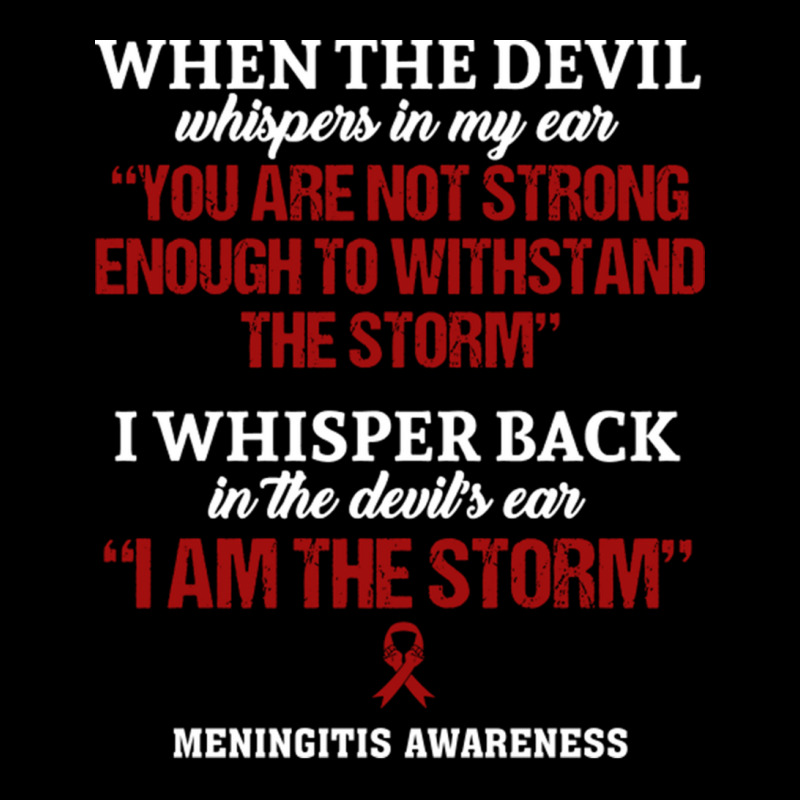 Meningitis Awareness I Am The Storm In This Family No One Fights Alone Pocket T-Shirt by LanaErica | Artistshot