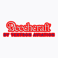 Beechcraft By Dk Grey Blue Stroke Red T-shirt | Artistshot