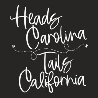 Vintage Heads Carolina Tail California Summer Beach Paradise Ladies Fitted T-shirt | Artistshot