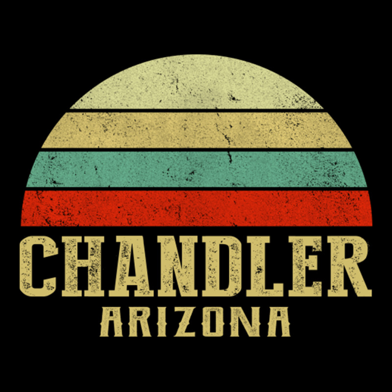 Chandler Arizona Vintage Retro Sunset V-neck Tee | Artistshot