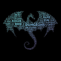 Dragon Word Art Dungeon Crawler Rpg Dm Gaming Zipper Hoodie | Artistshot