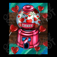 Candy Machine  With Heart Candies  Air Toddler 3/4 Sleeve Tee | Artistshot