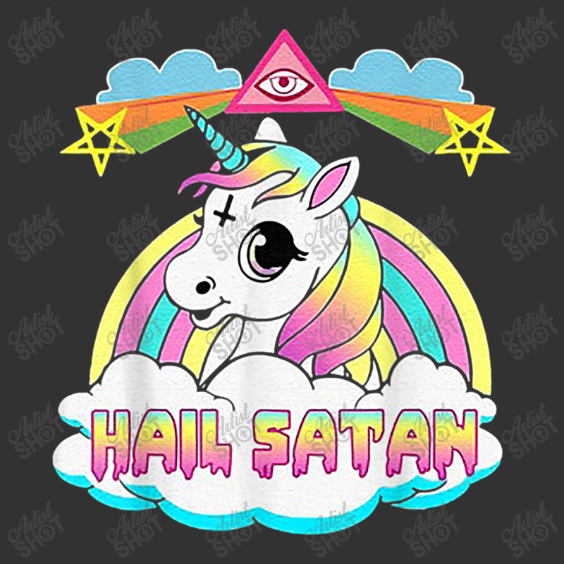 Hail Satan Unicorn Baby Bodysuit by kakashop | Artistshot