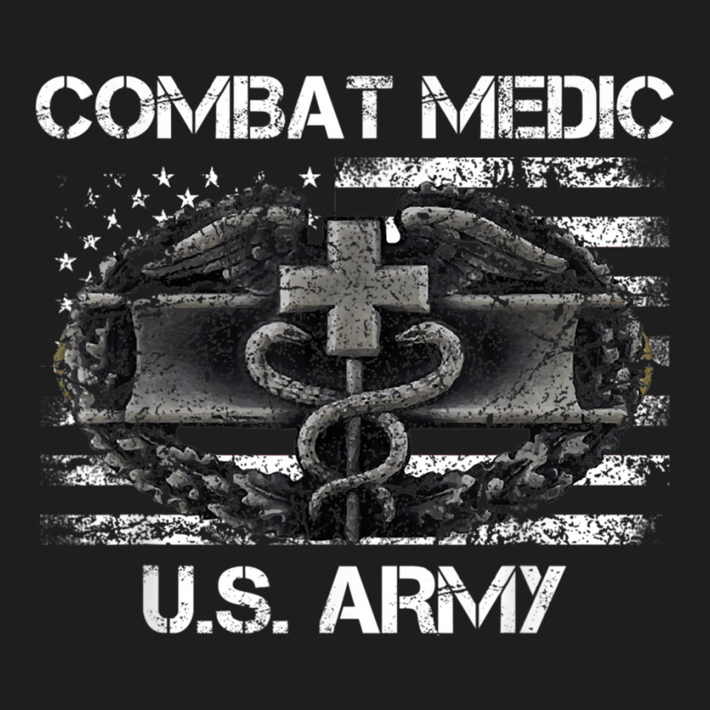 Vintage Army Combat Medic Veteran Gift For Us Army Veteran Classic T-shirt by FionaMciver | Artistshot