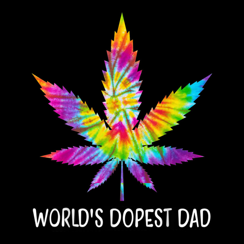 Hippie Tie Dye 420 Worlds Dopest Dad Funny Marijuana Leaf Unisex Jogger | Artistshot