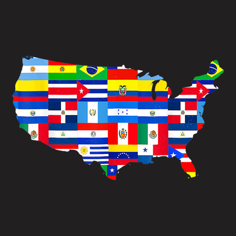 Hispanic Heritage Month American Latino Flags Hispanic T-shirt | Artistshot