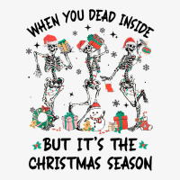 Dead But It's Xmas Season Dancing Skeleton Christmas Dance T Shirt Ladies Fitted T-shirt | Artistshot