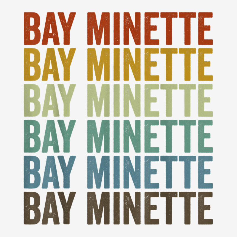 Bay Minette City Retro T Shirt Baby Bibs by tzecluco | Artistshot