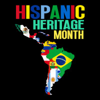 Hispanic Heritage Month Latin Countries Map Flags Adjustable Cap | Artistshot