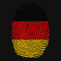 German Fingerprint Germany Flag Deutsche Dna Cute Patriotic Portrait Canvas Print | Artistshot