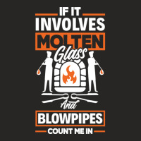 Glassblowing Glassworking Lampworking Blowpipes Funny Ladies Fitted T-shirt | Artistshot