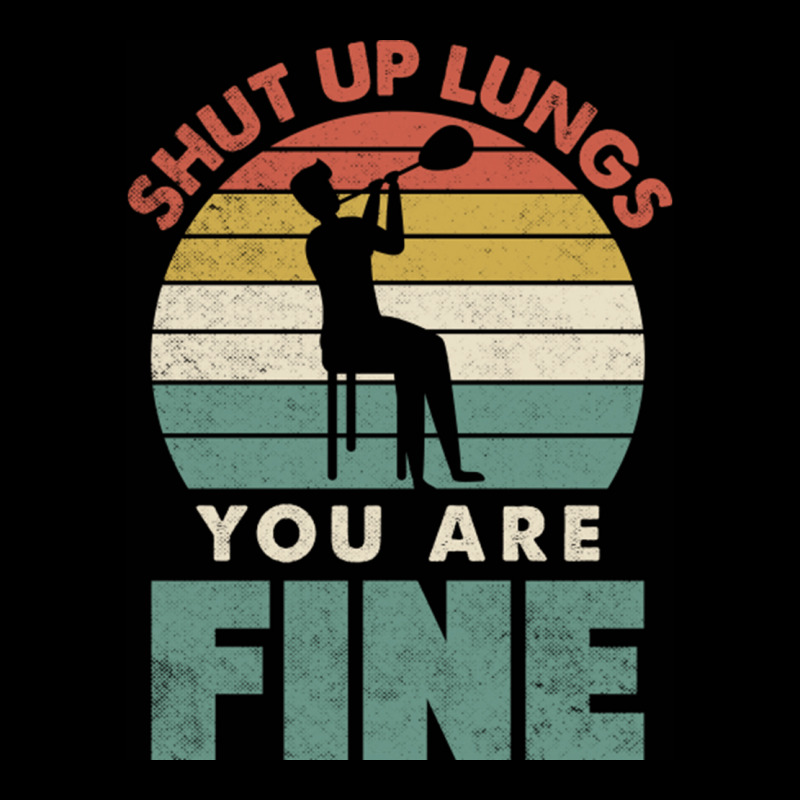 Glassblowing Glassworking Lampworking Shut Up Lungs Funny Cropped Hoodie by TresaHollen | Artistshot