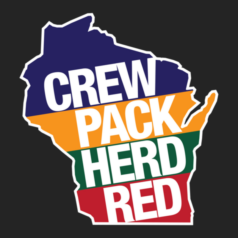 Crew Pack Herd Red Wisconsin 3/4 Sleeve Shirt | Artistshot