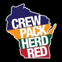 Crew Pack Herd Red Wisconsin Zipper Hoodie | Artistshot