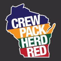 Crew Pack Herd Red Wisconsin Vintage Hoodie And Short Set | Artistshot