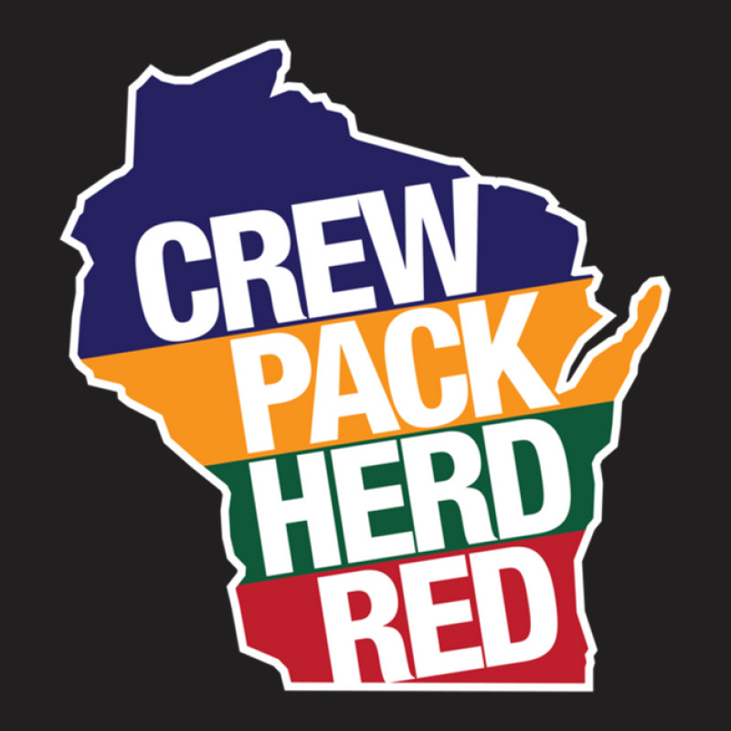 Crew Pack Herd Red Wisconsin T-shirt | Artistshot