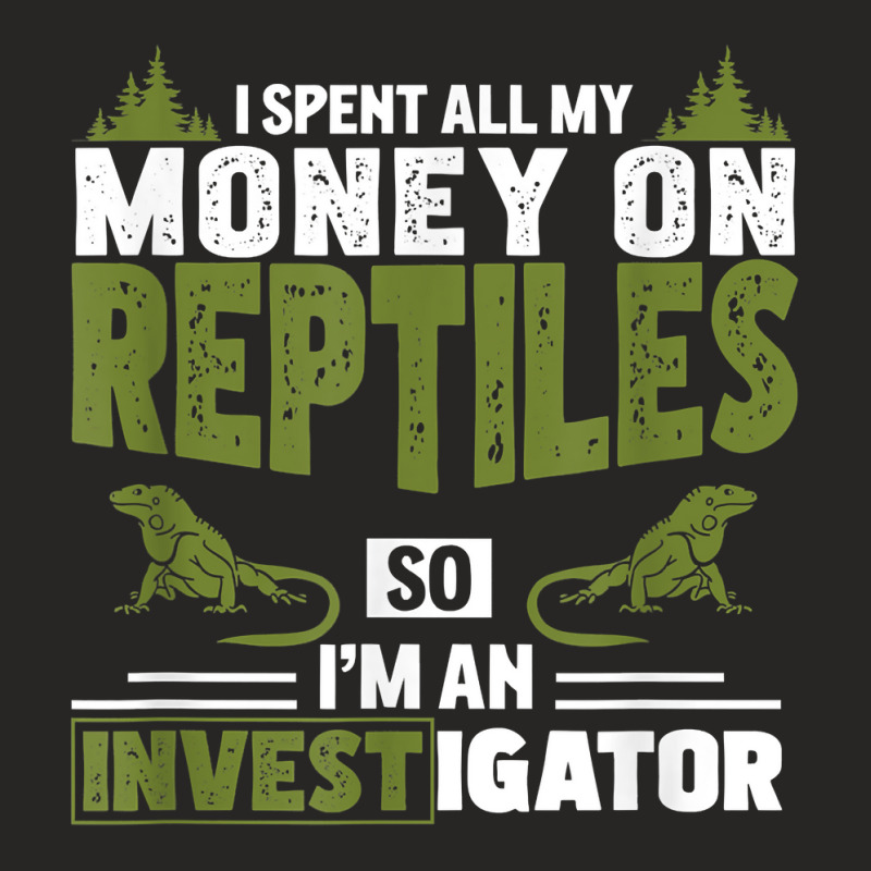 Investigator Repeat Funny Herpetologist Reptiles T Shirt Ladies Fitted T-Shirt by rowenapas5d | Artistshot