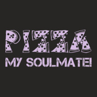 Pizza My Soulmate Purple Ladies Fitted T-shirt | Artistshot